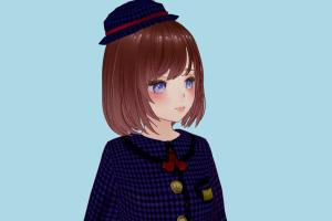 VRM Girl vrm, vrm models, vrchat, booth, female, girl, hentai, characters, animated, rigged